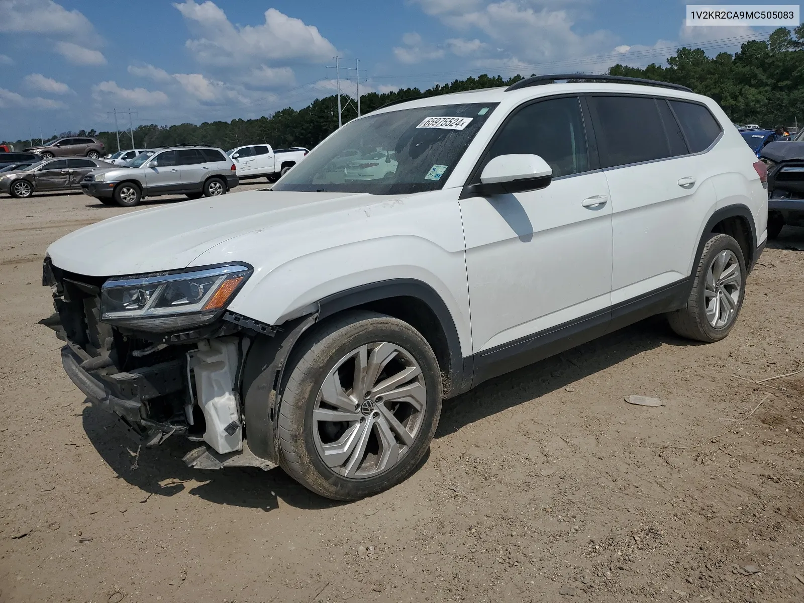 1V2KR2CA9MC505083 2021 Volkswagen Atlas Se