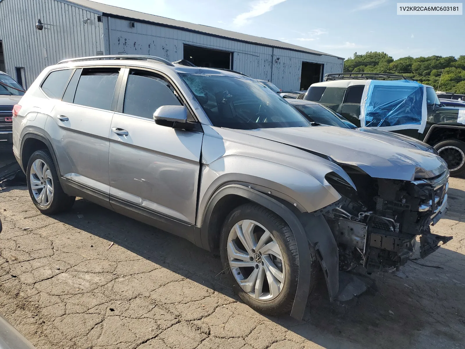 2021 Volkswagen Atlas Se VIN: 1V2KR2CA6MC603181 Lot: 66248534