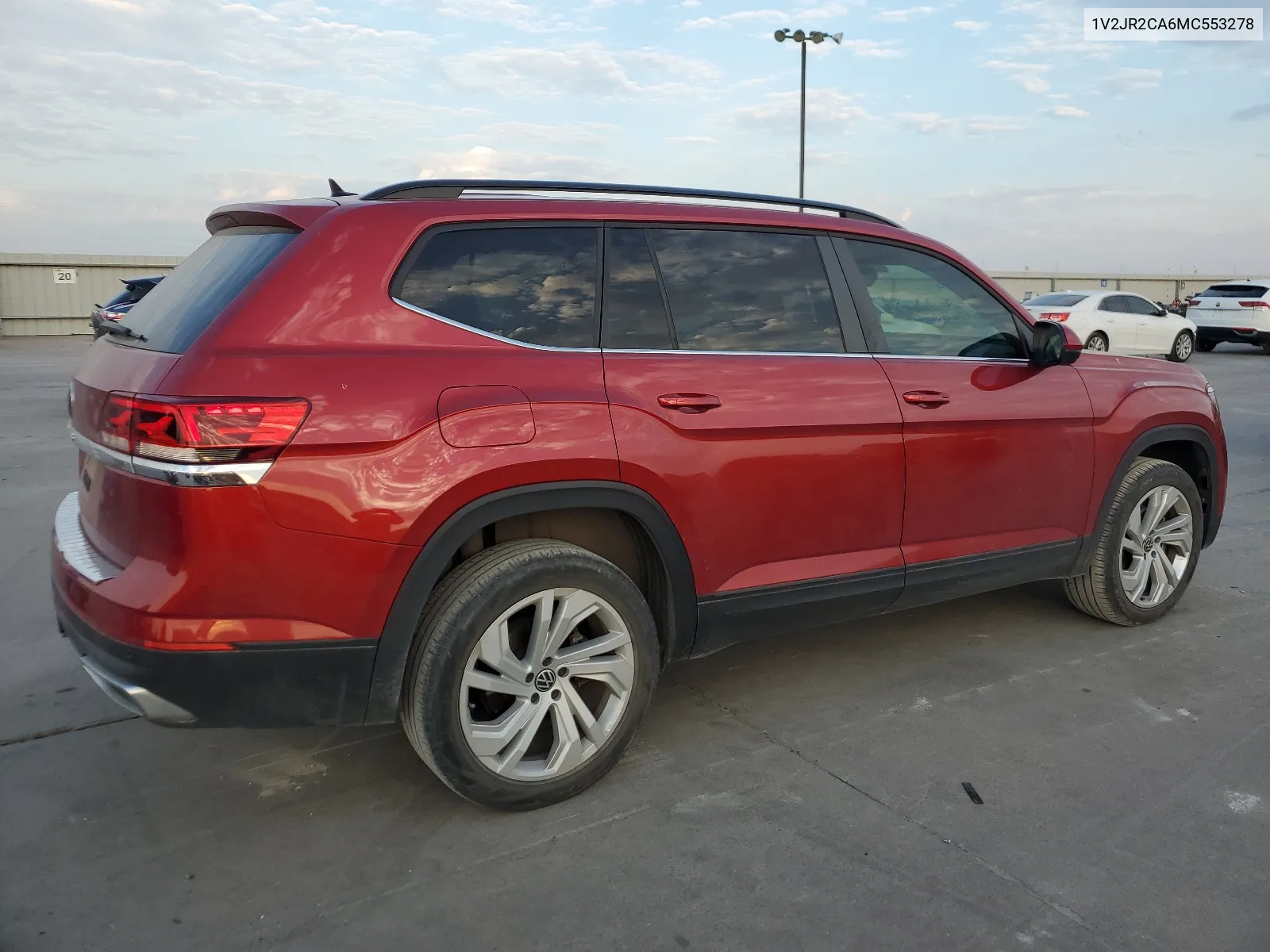 1V2JR2CA6MC553278 2021 Volkswagen Atlas Se