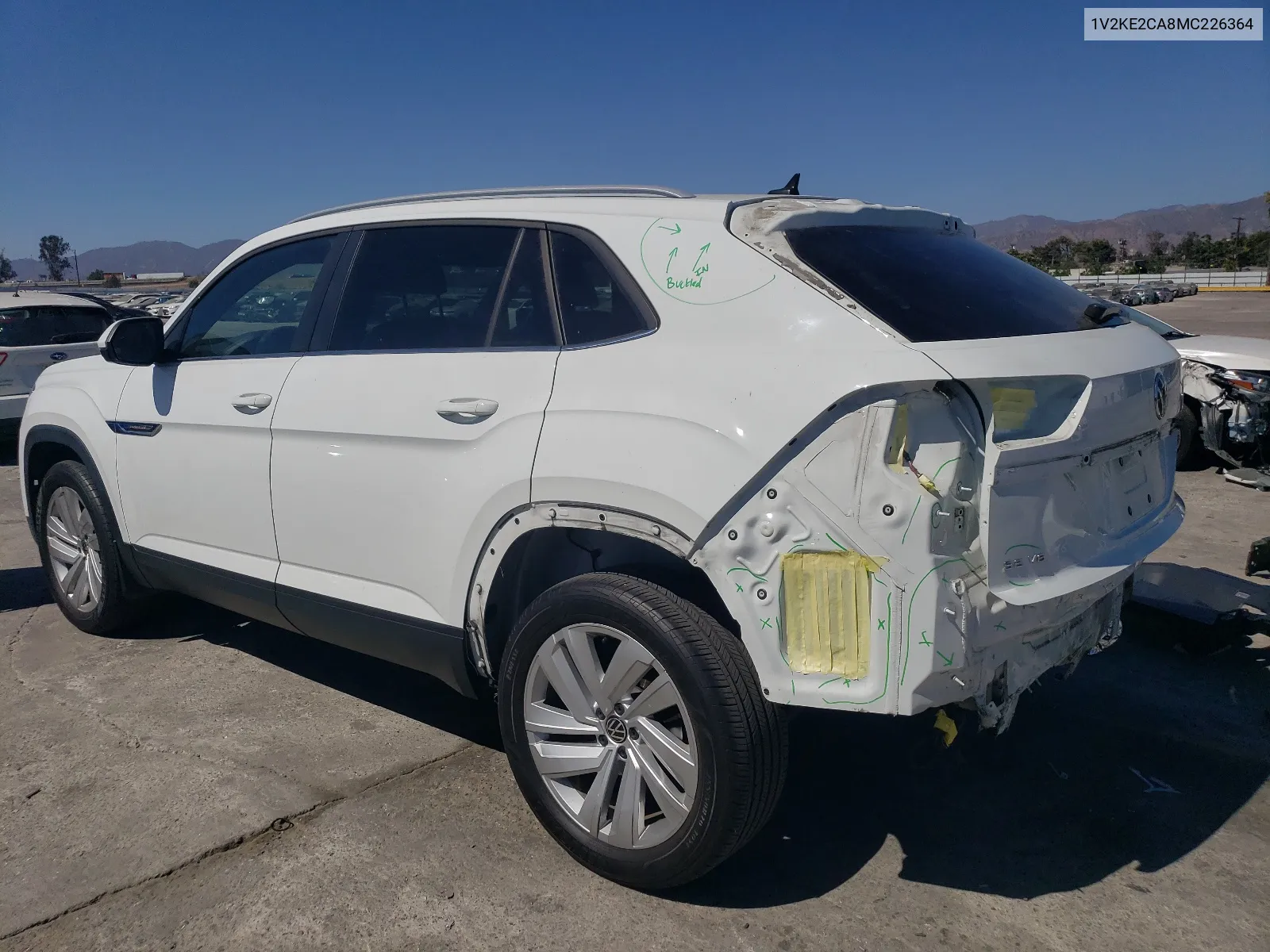 2021 Volkswagen Atlas Cross Sport Se VIN: 1V2KE2CA8MC226364 Lot: 67893584