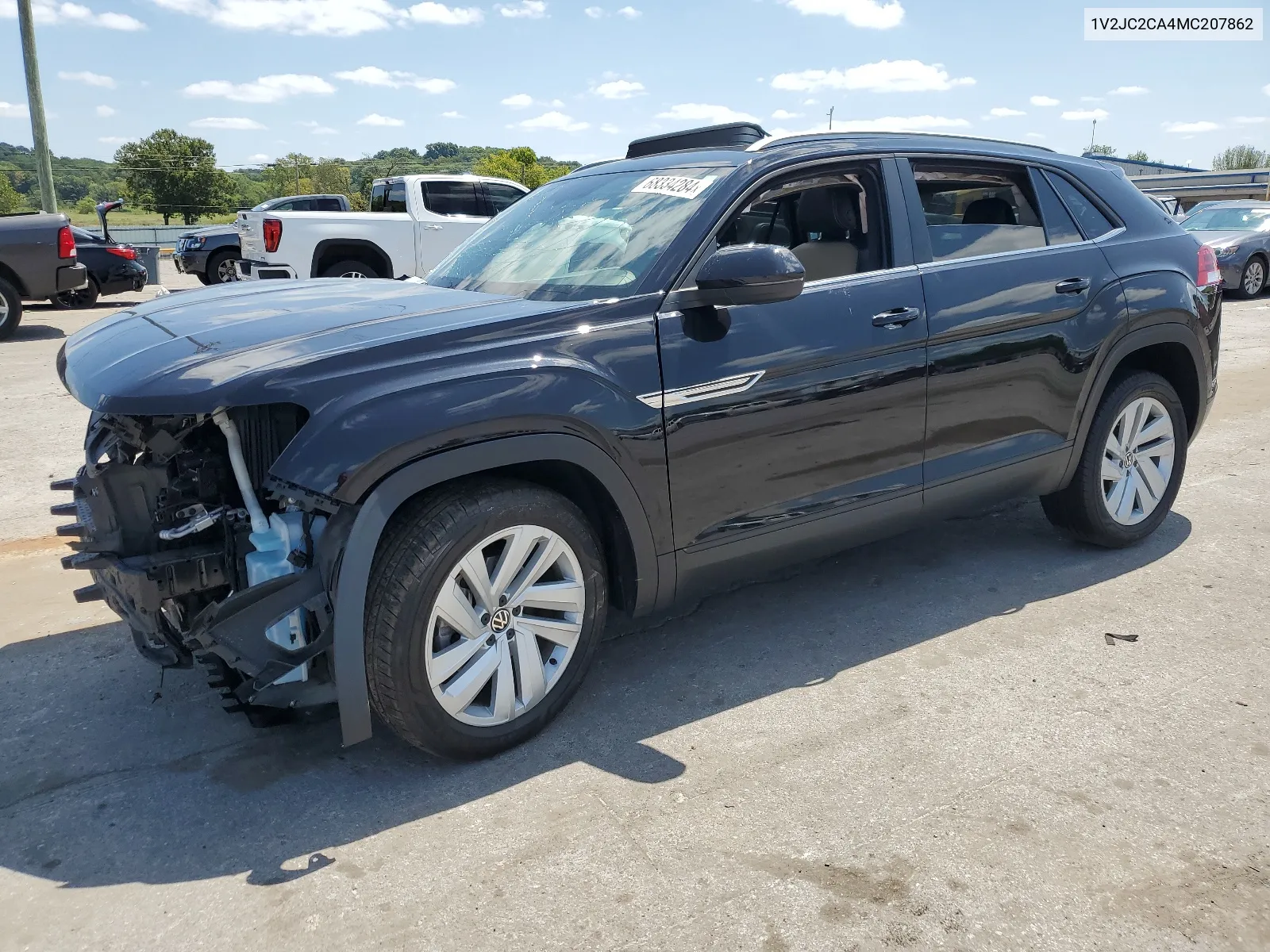 2021 Volkswagen Atlas Cross Sport Se VIN: 1V2JC2CA4MC207862 Lot: 68334284