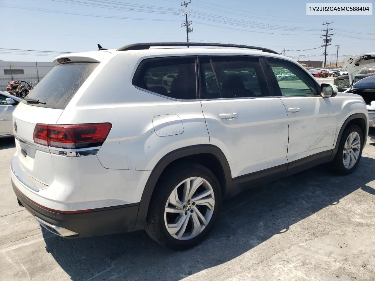 2021 Volkswagen Atlas Se VIN: 1V2JR2CA6MC588404 Lot: 69091124