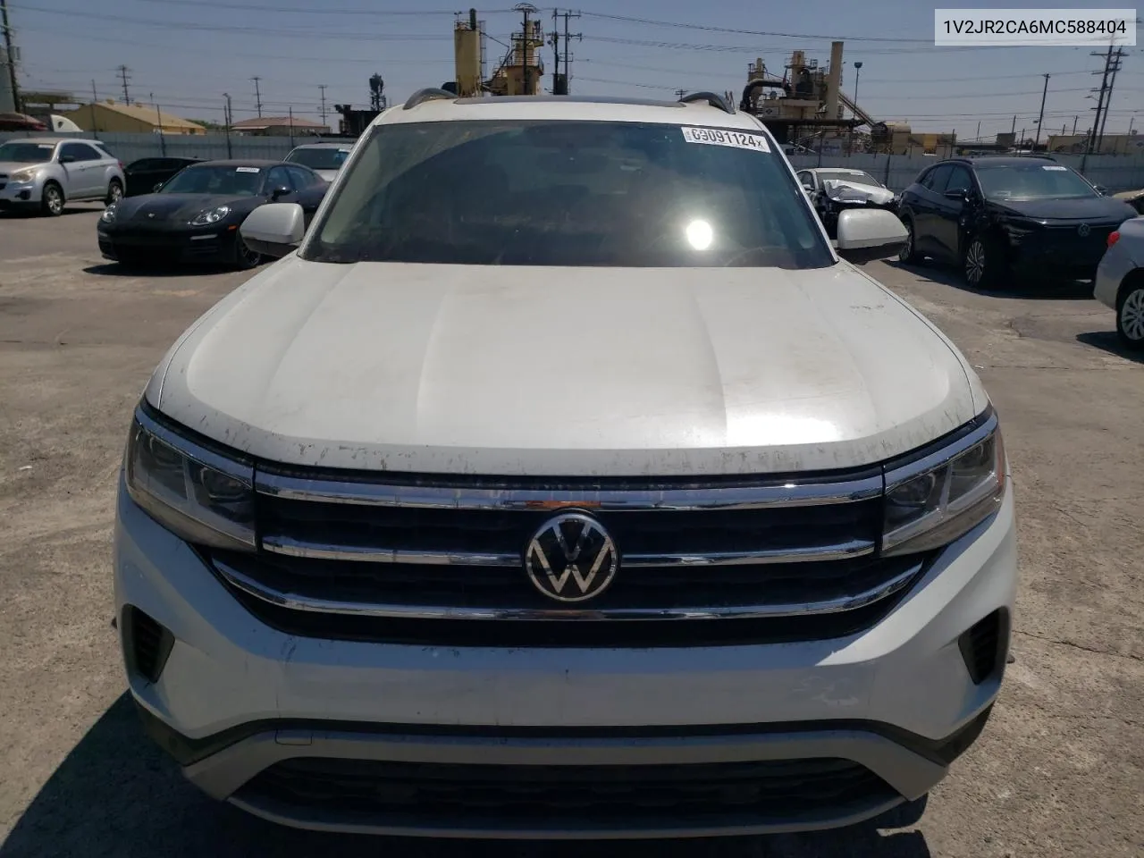 1V2JR2CA6MC588404 2021 Volkswagen Atlas Se