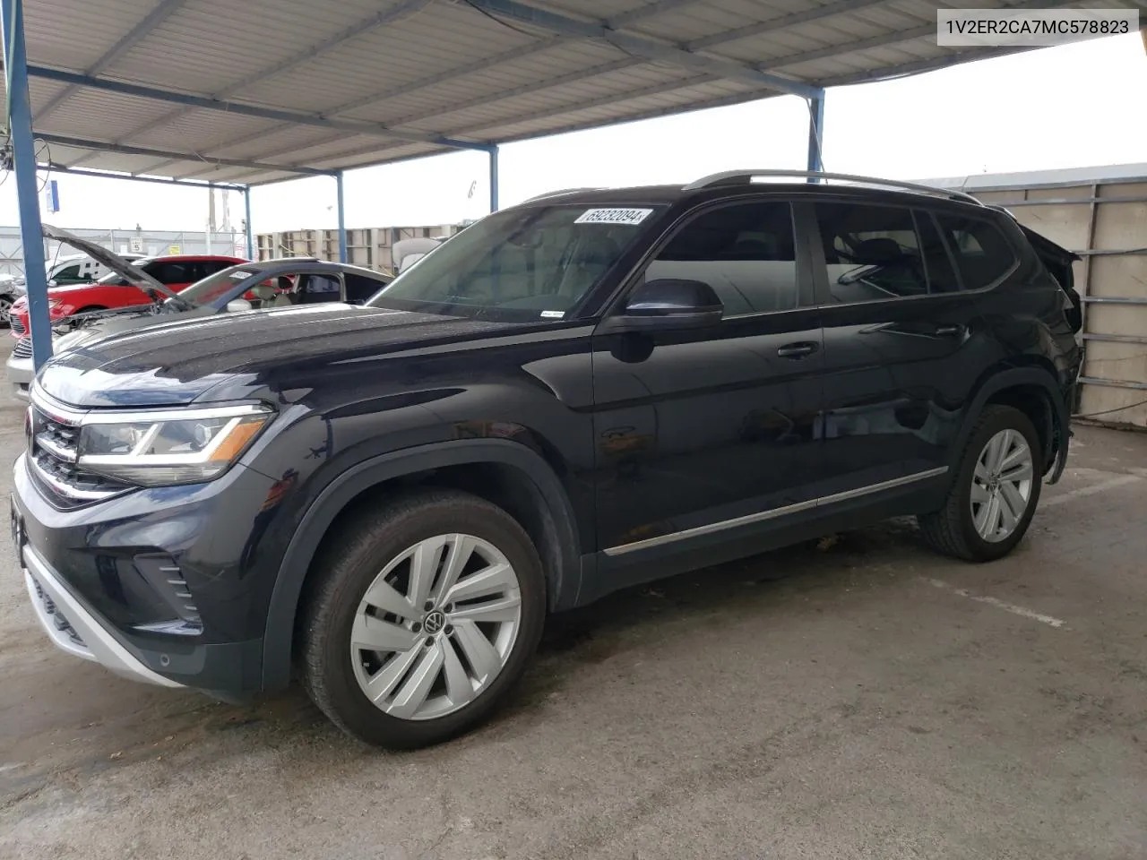 1V2ER2CA7MC578823 2021 Volkswagen Atlas Sel