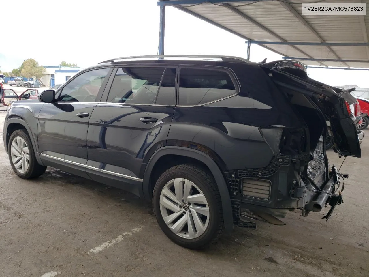 2021 Volkswagen Atlas Sel VIN: 1V2ER2CA7MC578823 Lot: 69232094