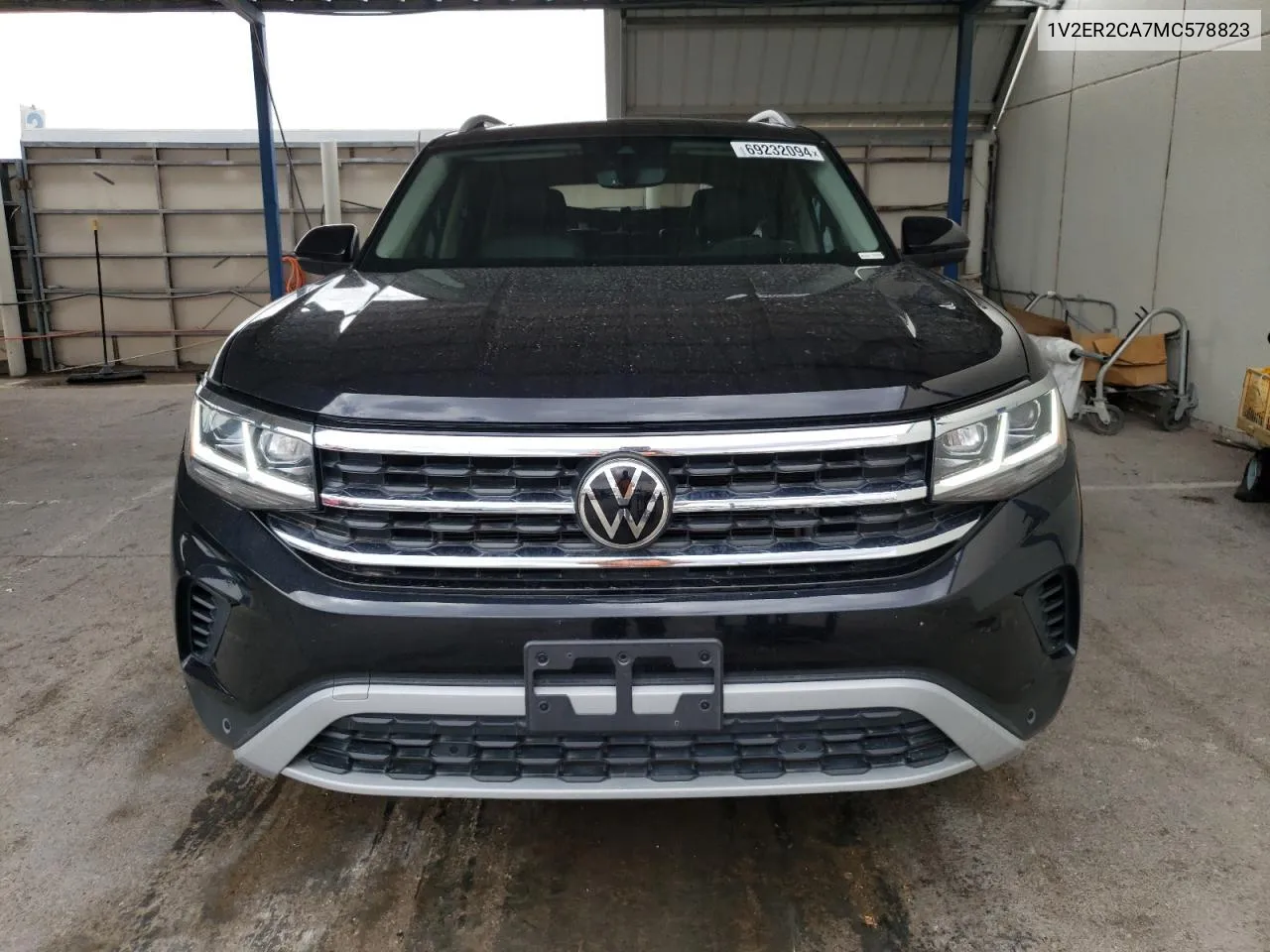 2021 Volkswagen Atlas Sel VIN: 1V2ER2CA7MC578823 Lot: 69232094