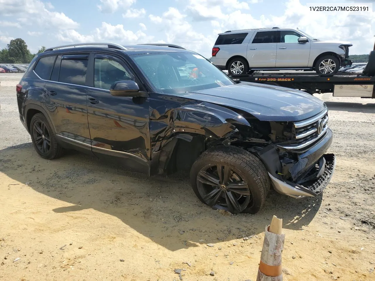 2021 Volkswagen Atlas Sel VIN: 1V2ER2CA7MC523191 Lot: 69373304