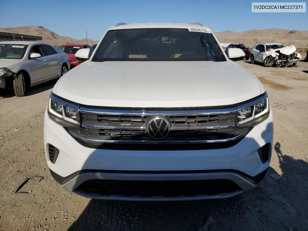 2021 Volkswagen Atlas Cross Sport Se VIN: 1V2DC2CA1MC227371 Lot: 69526724