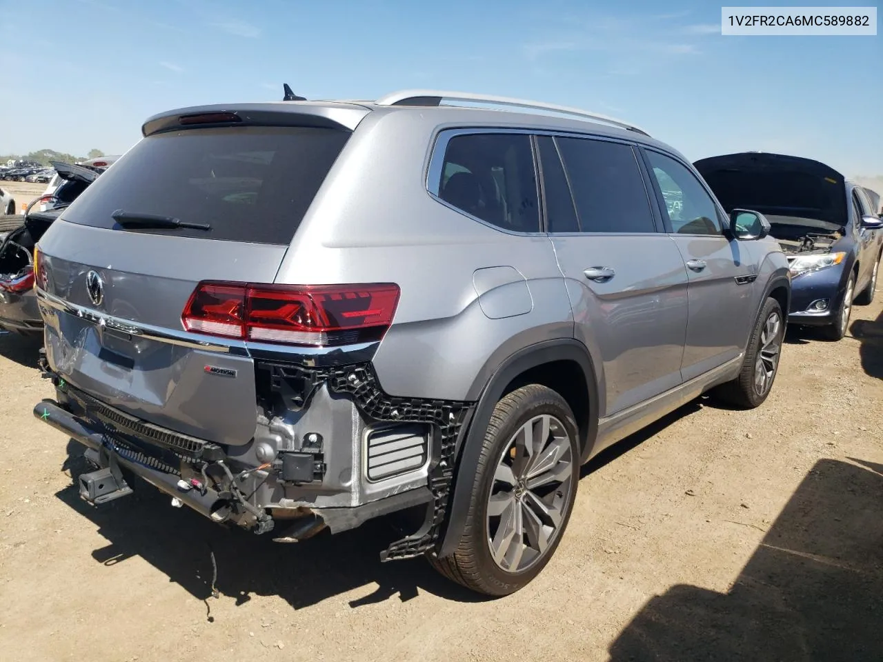 2021 Volkswagen Atlas Sel Premium R-Line VIN: 1V2FR2CA6MC589882 Lot: 69586354