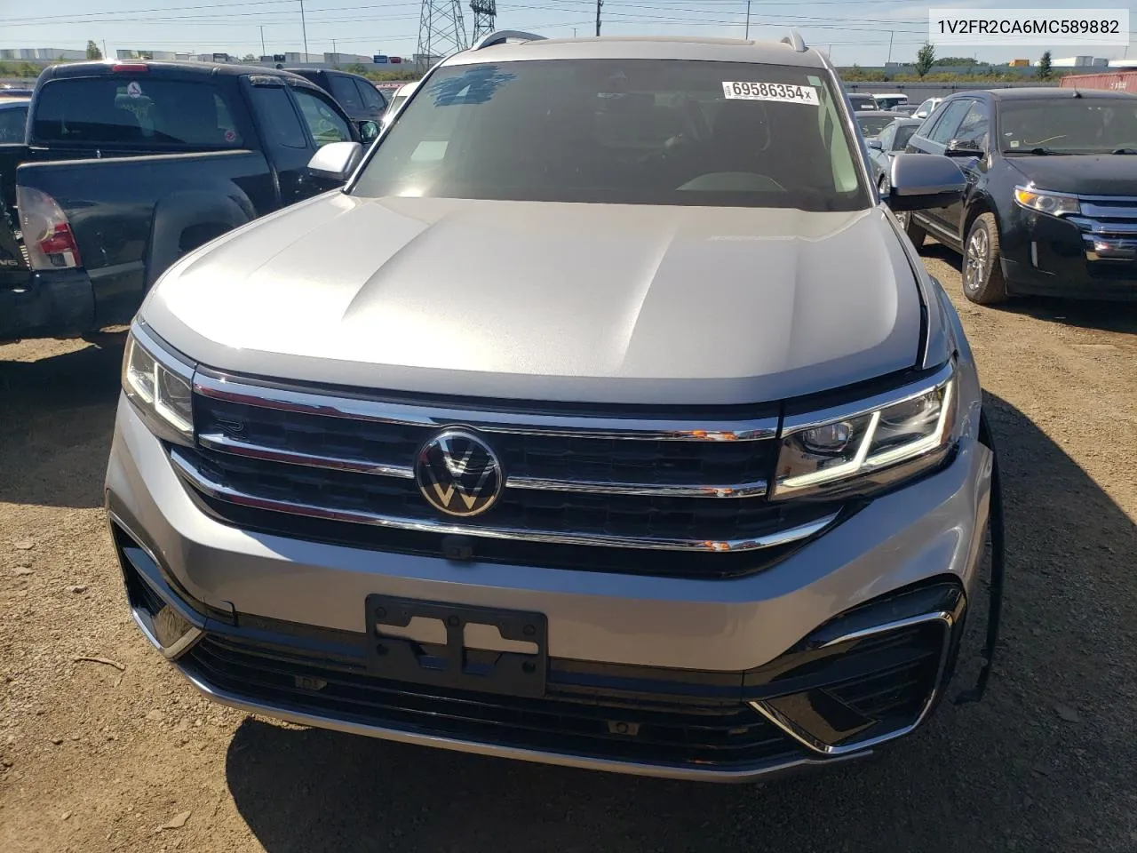 1V2FR2CA6MC589882 2021 Volkswagen Atlas Sel Premium R-Line