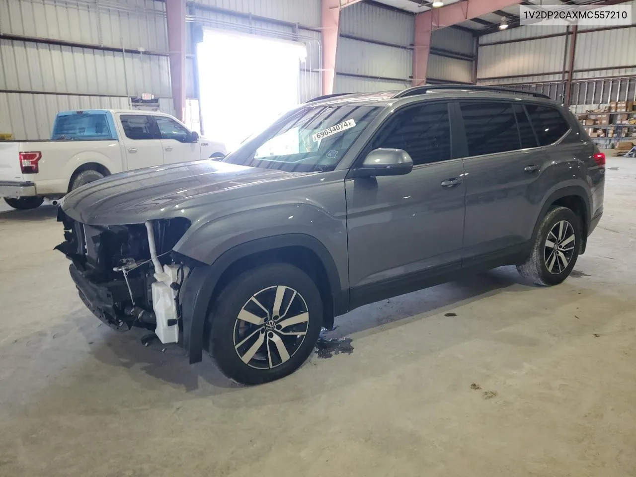 2021 Volkswagen Atlas Se VIN: 1V2DP2CAXMC557210 Lot: 69634074