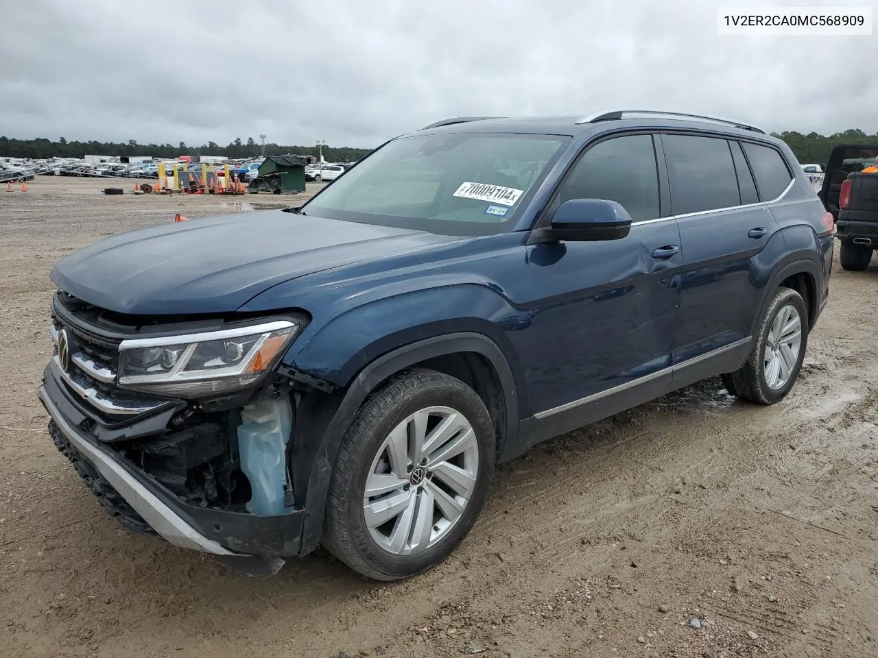 1V2ER2CA0MC568909 2021 Volkswagen Atlas Sel