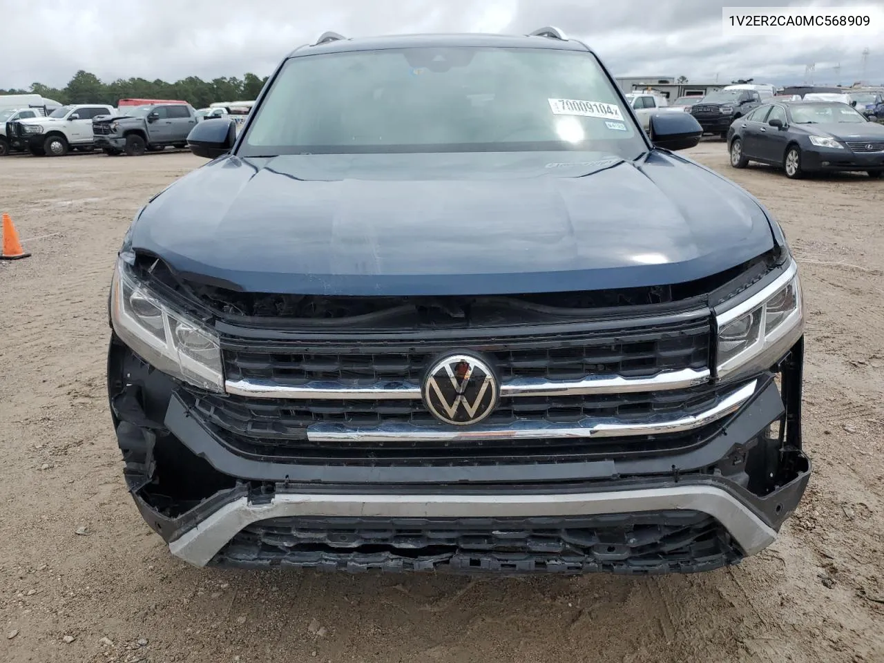 1V2ER2CA0MC568909 2021 Volkswagen Atlas Sel