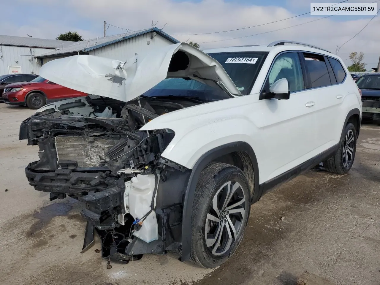 2021 Volkswagen Atlas Sel Premium VIN: 1V2TR2CA4MC550159 Lot: 70262164