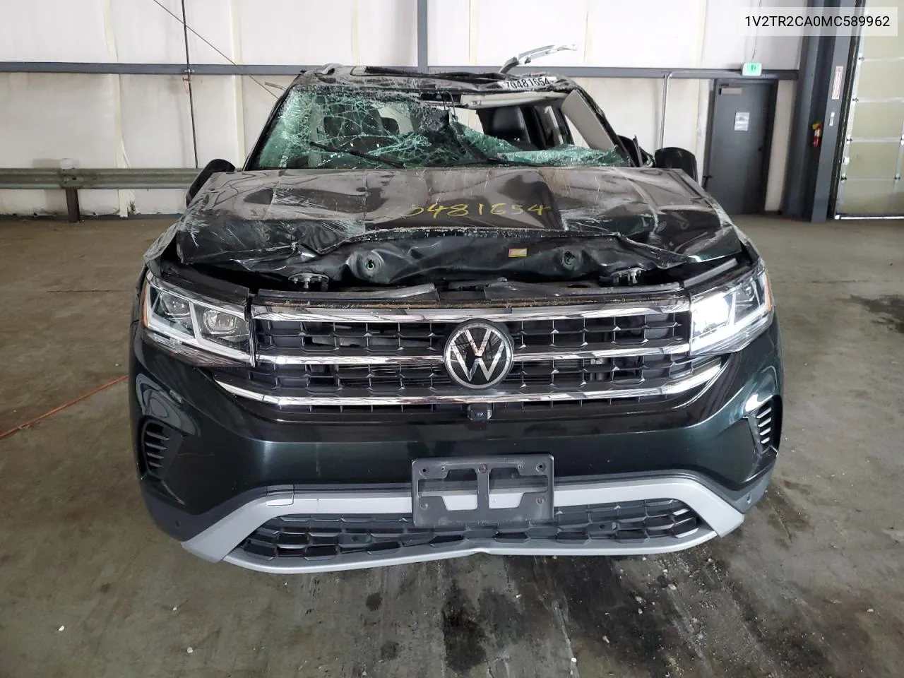 2021 Volkswagen Atlas Sel Premium VIN: 1V2TR2CA0MC589962 Lot: 70481654