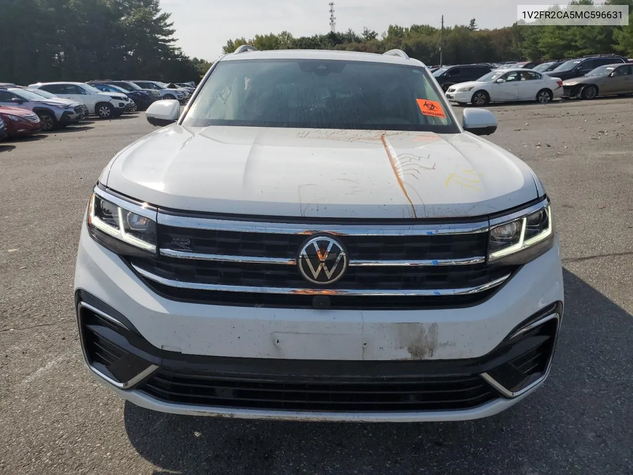 2021 Volkswagen Atlas Sel Premium R-Line VIN: 1V2FR2CA5MC596631 Lot: 71283944