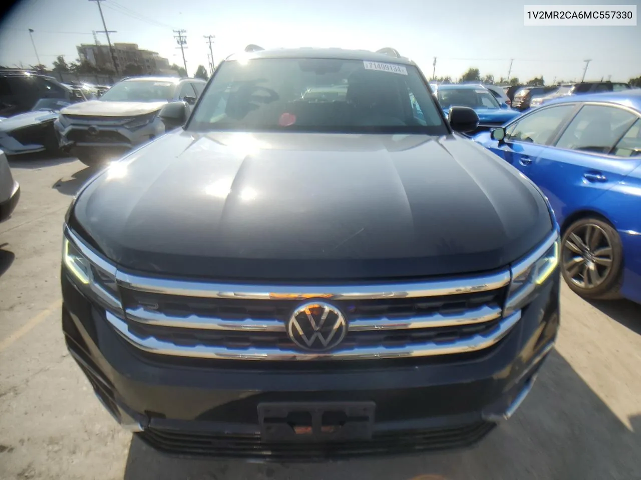 2021 Volkswagen Atlas Se VIN: 1V2MR2CA6MC557330 Lot: 71499134