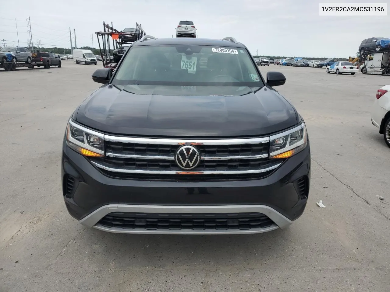 2021 Volkswagen Atlas Sel VIN: 1V2ER2CA2MC531196 Lot: 72085104