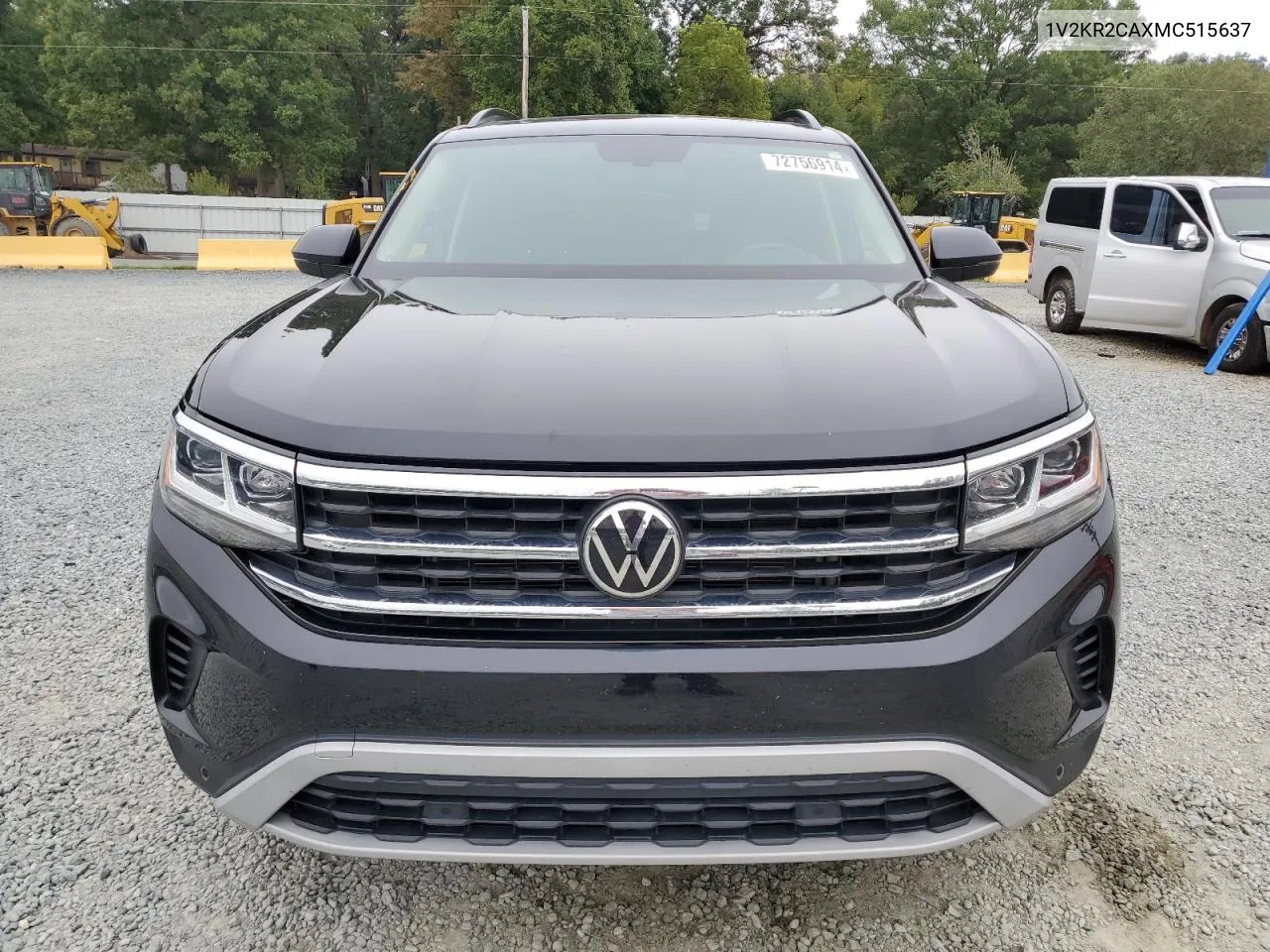 2021 Volkswagen Atlas Se VIN: 1V2KR2CAXMC515637 Lot: 72756914