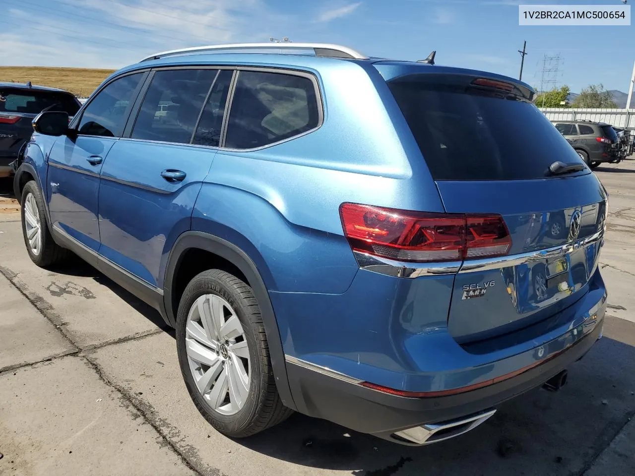 2021 Volkswagen Atlas Sel VIN: 1V2BR2CA1MC500654 Lot: 72960524