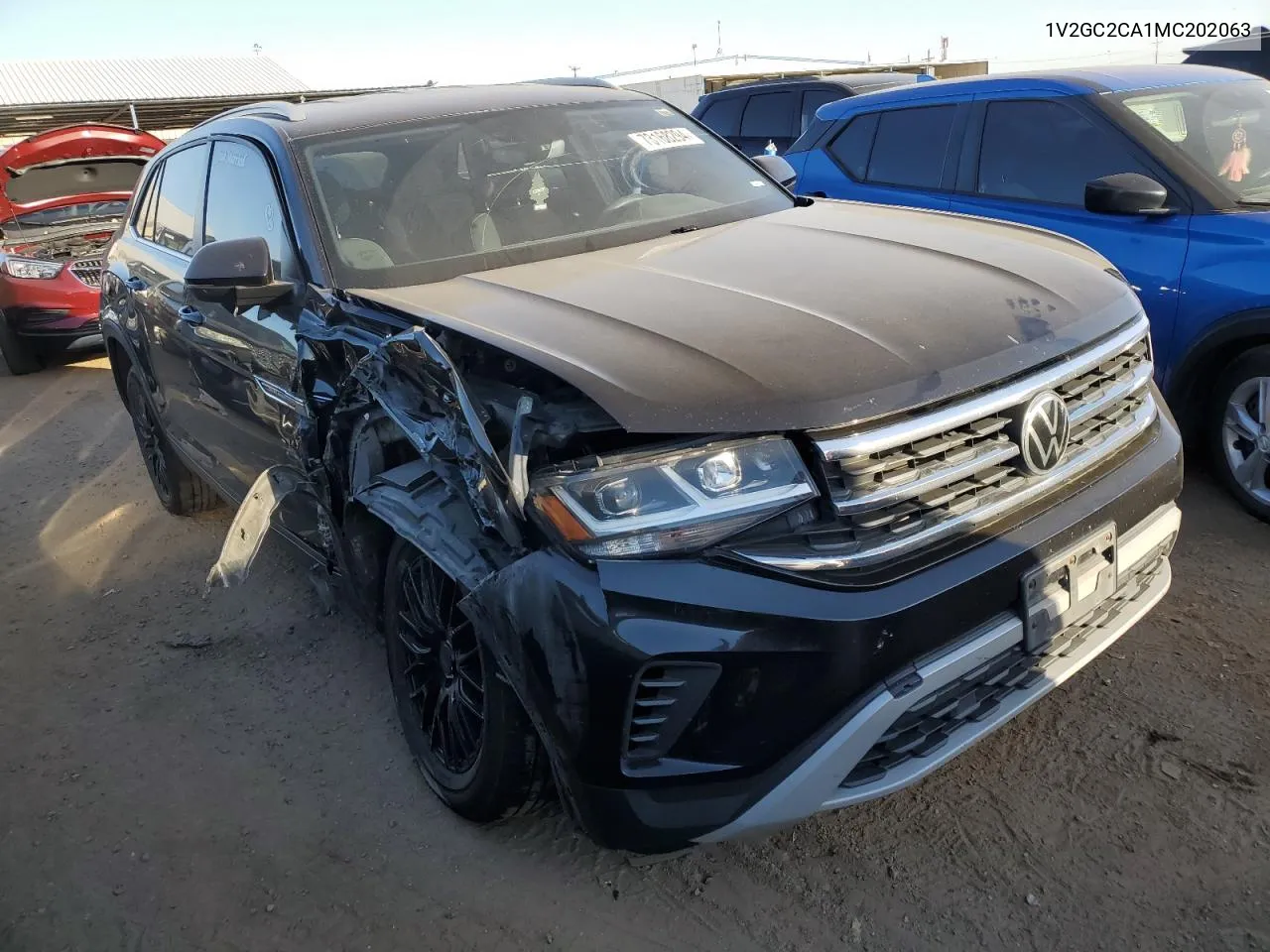 1V2GC2CA1MC202063 2021 Volkswagen Atlas Cross Sport S