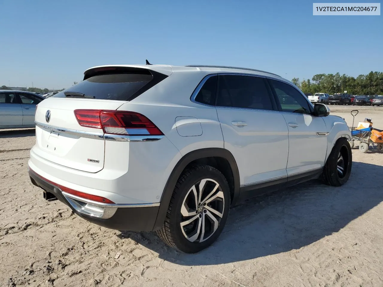 2021 Volkswagen Atlas Cross Sport Sel Premium VIN: 1V2TE2CA1MC204677 Lot: 73306994