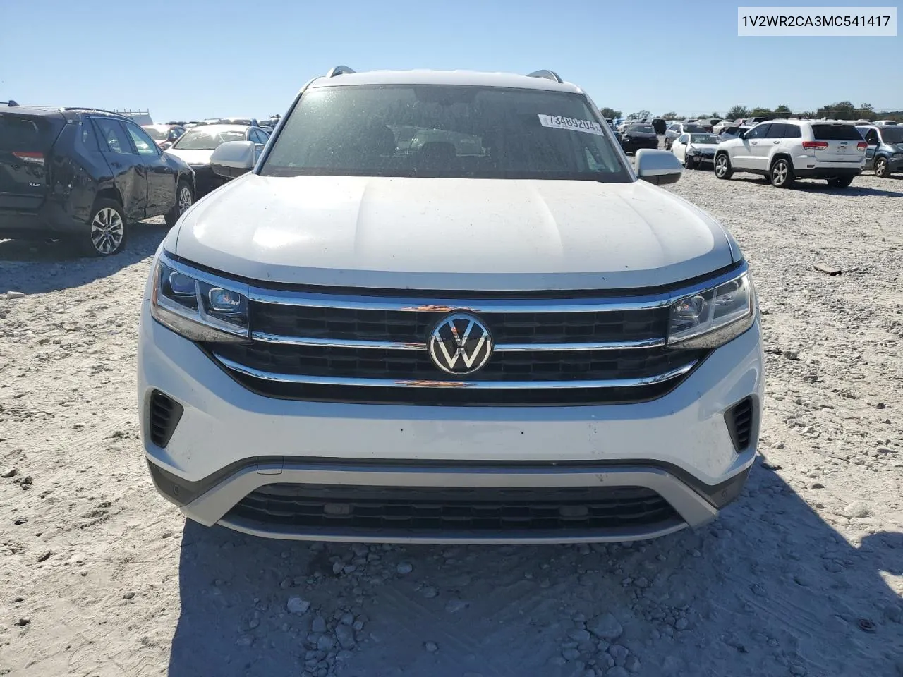 2021 Volkswagen Atlas Se VIN: 1V2WR2CA3MC541417 Lot: 73489204