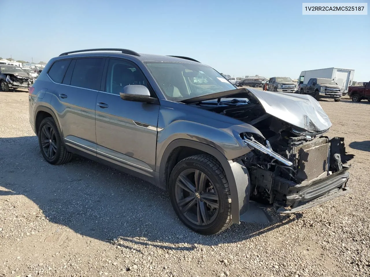 1V2RR2CA2MC525187 2021 Volkswagen Atlas Se