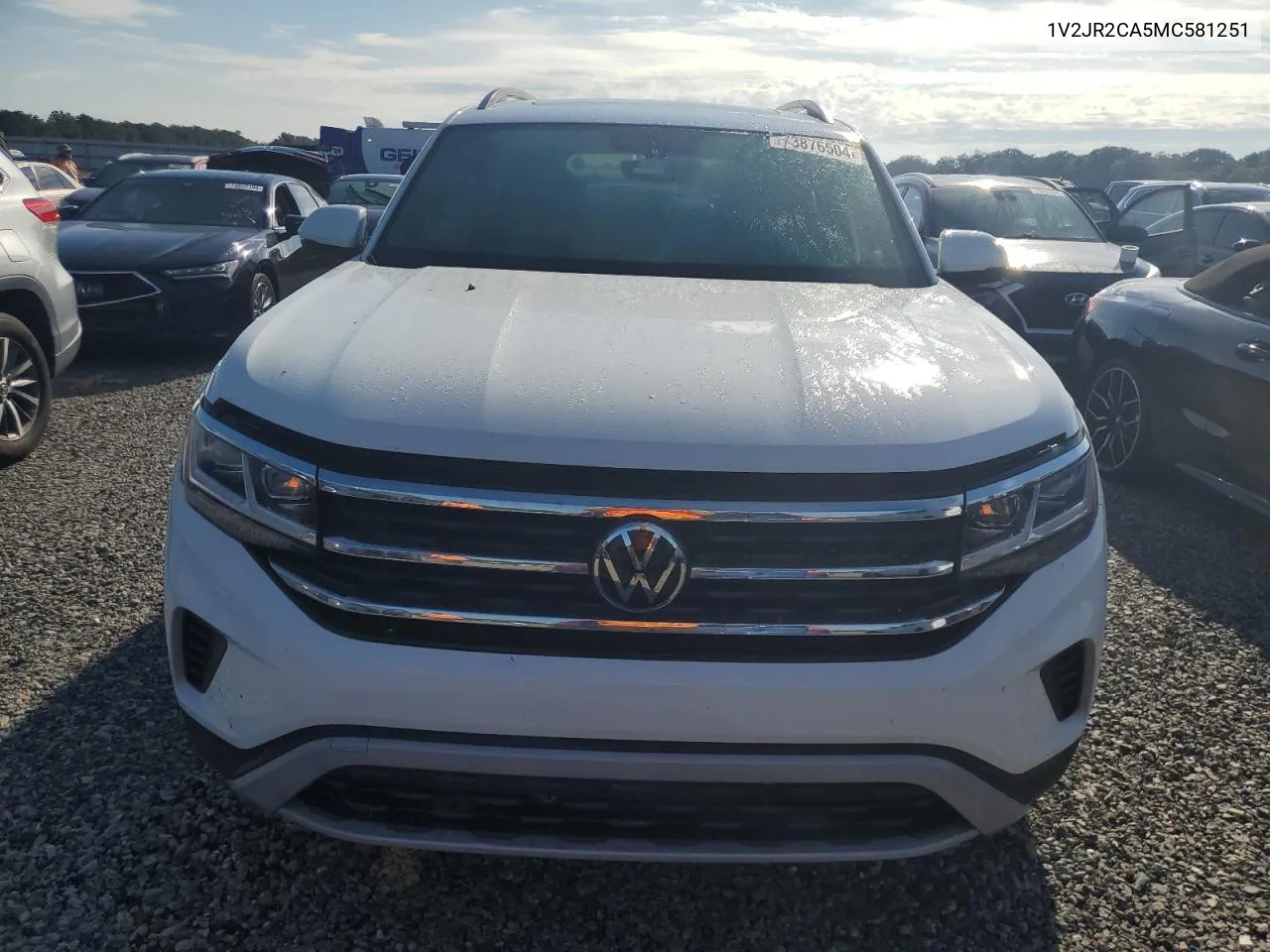 2021 Volkswagen Atlas Se VIN: 1V2JR2CA5MC581251 Lot: 73876504