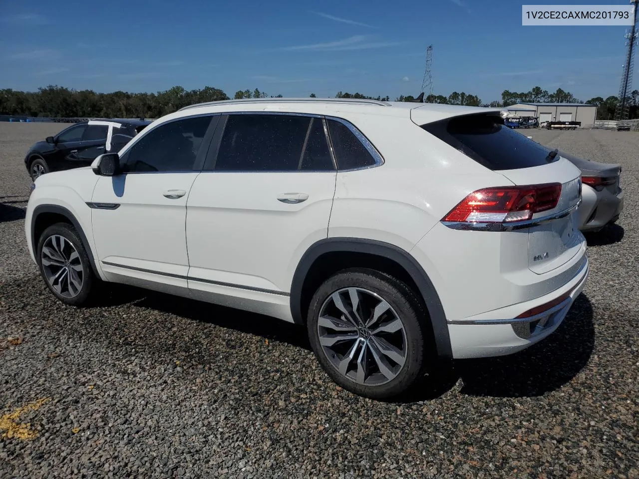 2021 Volkswagen Atlas Cross Sport Sel R-Line VIN: 1V2CE2CAXMC201793 Lot: 74025614