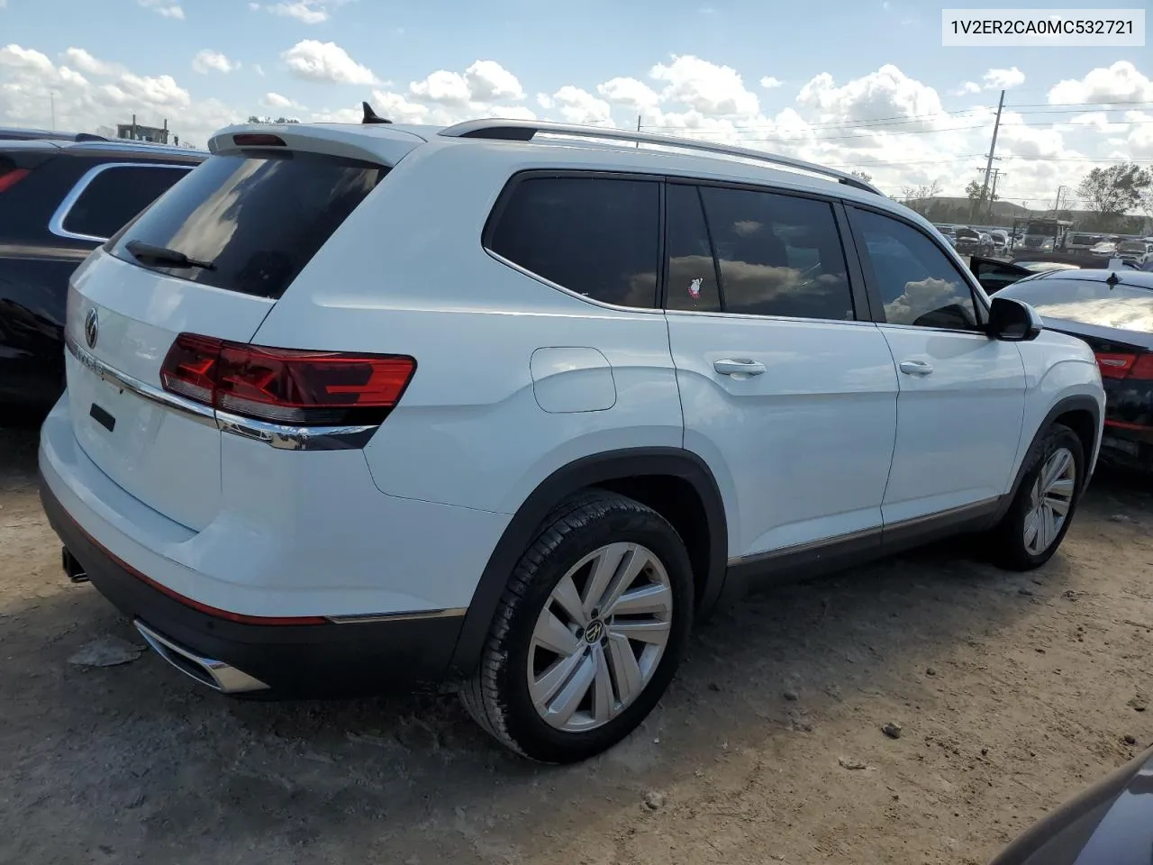 2021 Volkswagen Atlas Sel VIN: 1V2ER2CA0MC532721 Lot: 74638754