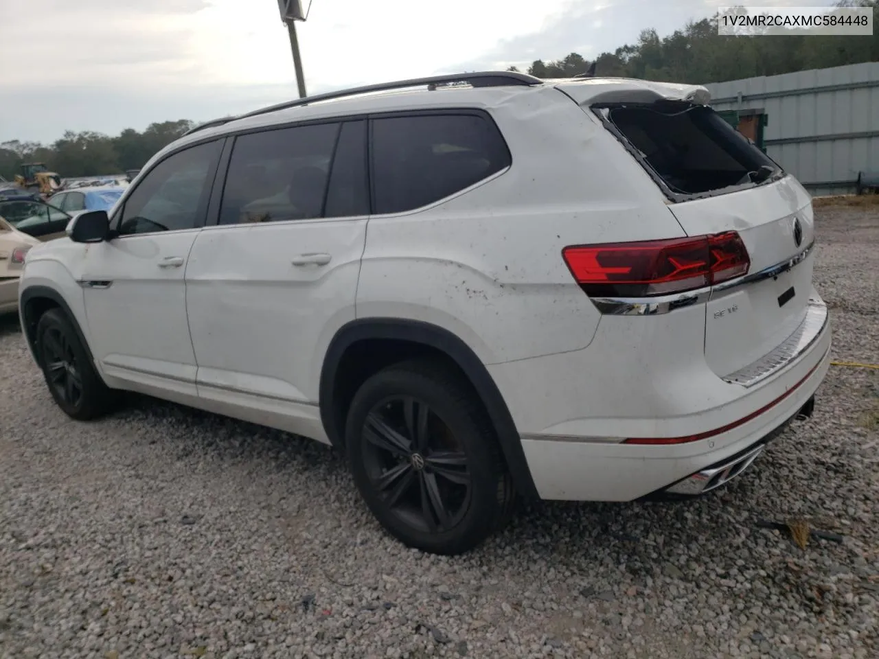 2021 Volkswagen Atlas Se VIN: 1V2MR2CAXMC584448 Lot: 74708494