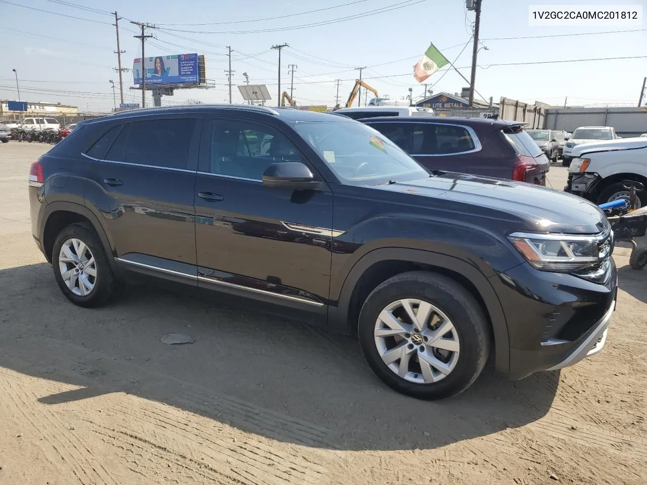 2021 Volkswagen Atlas Cross Sport S VIN: 1V2GC2CA0MC201812 Lot: 75017584