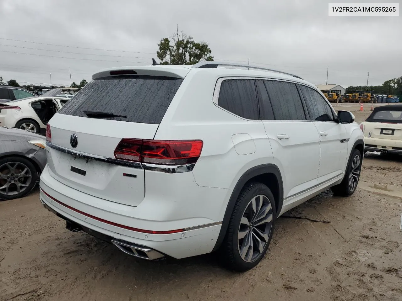 2021 Volkswagen Atlas Sel Premium R-Line VIN: 1V2FR2CA1MC595265 Lot: 75091704