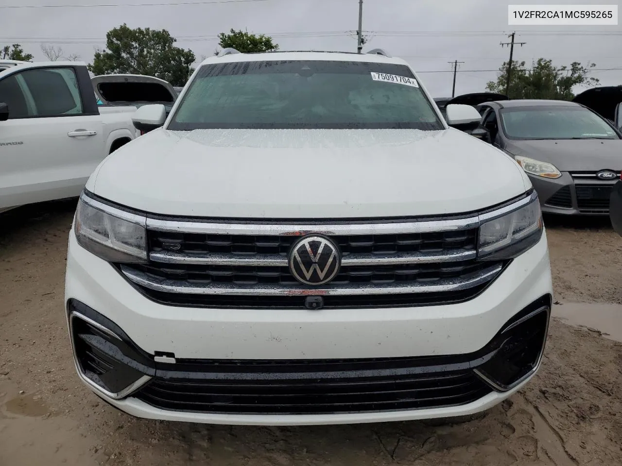 1V2FR2CA1MC595265 2021 Volkswagen Atlas Sel Premium R-Line