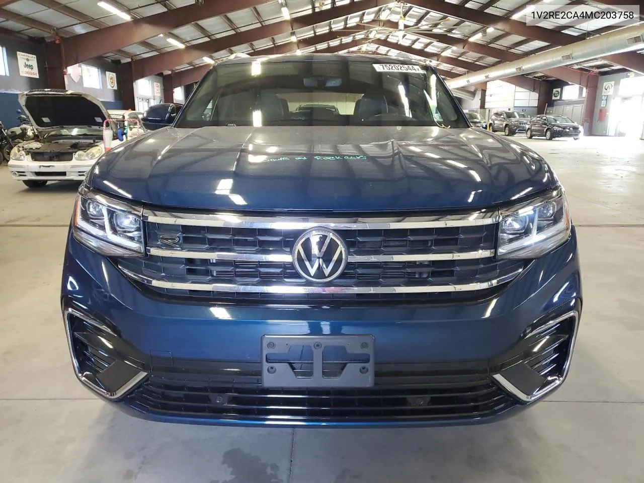 2021 Volkswagen Atlas Cross Sport Se VIN: 1V2RE2CA4MC203758 Lot: 75202544