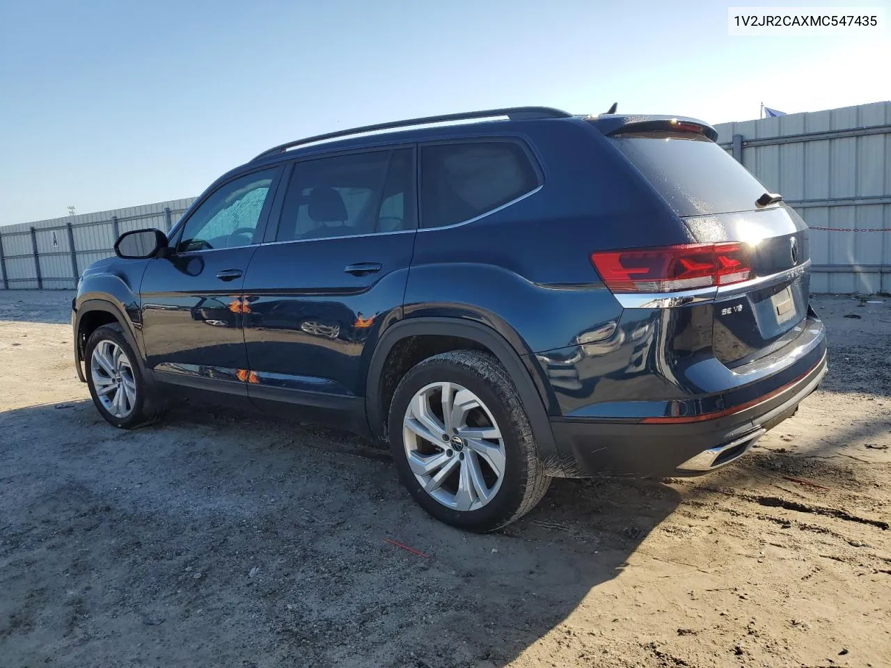 2021 Volkswagen Atlas Se VIN: 1V2JR2CAXMC547435 Lot: 75210574