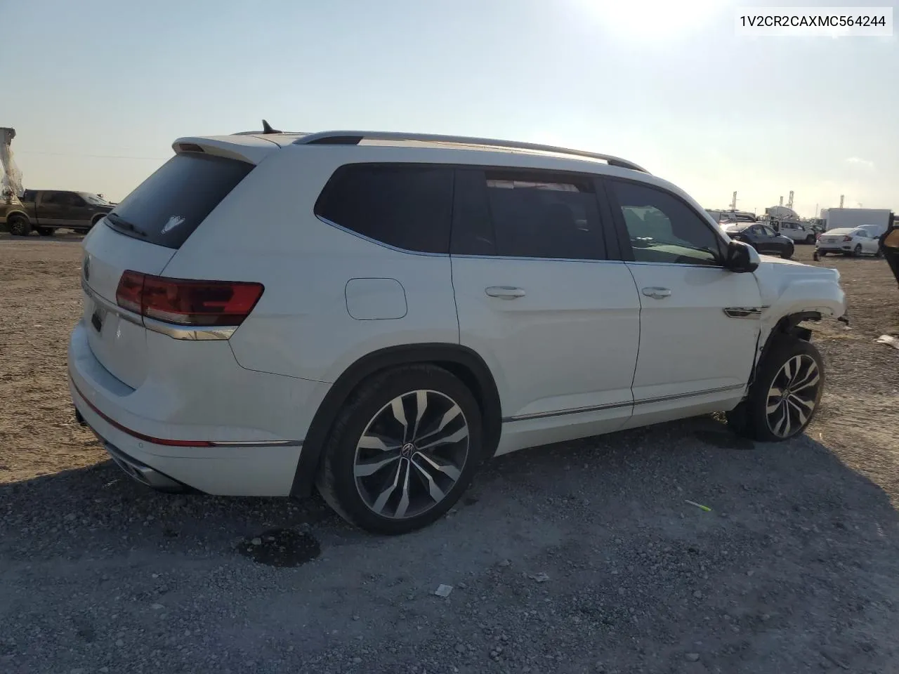 2021 Volkswagen Atlas Sel R-Line VIN: 1V2CR2CAXMC564244 Lot: 75440884