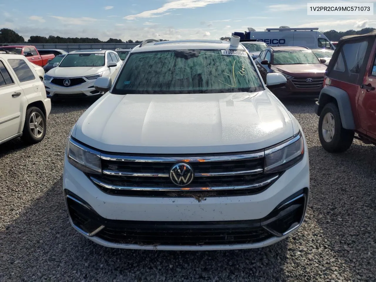 2021 Volkswagen Atlas Se VIN: 1V2PR2CA9MC571073 Lot: 75573944