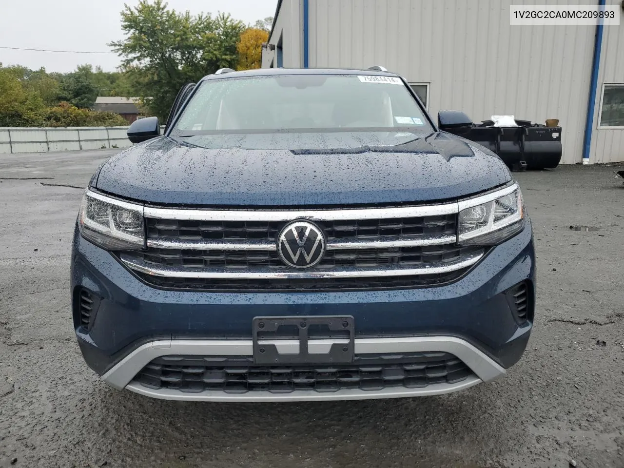 2021 Volkswagen Atlas Cross Sport S VIN: 1V2GC2CA0MC209893 Lot: 75984414