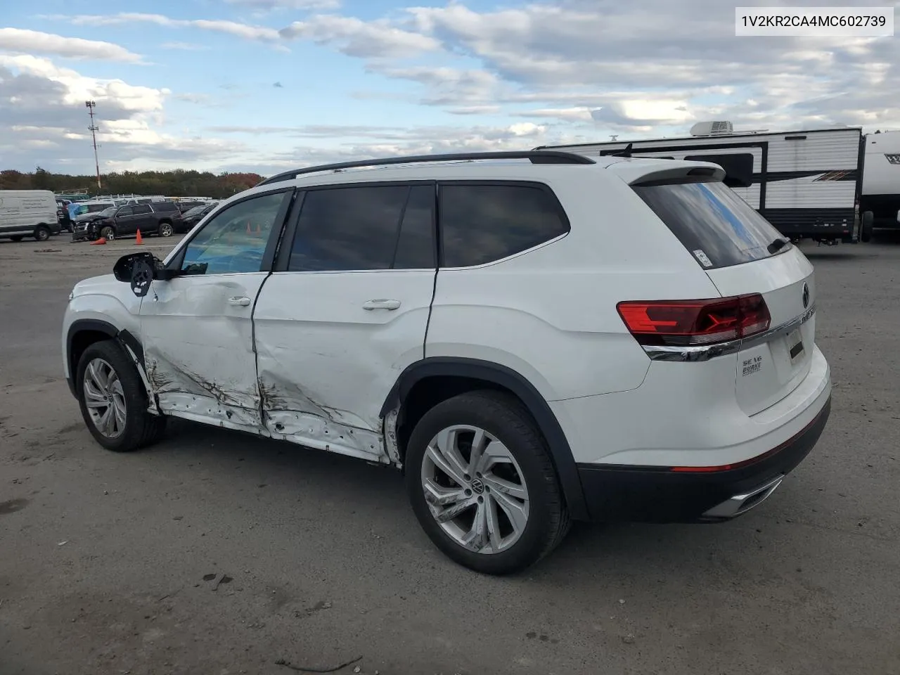 2021 Volkswagen Atlas Se VIN: 1V2KR2CA4MC602739 Lot: 75994774