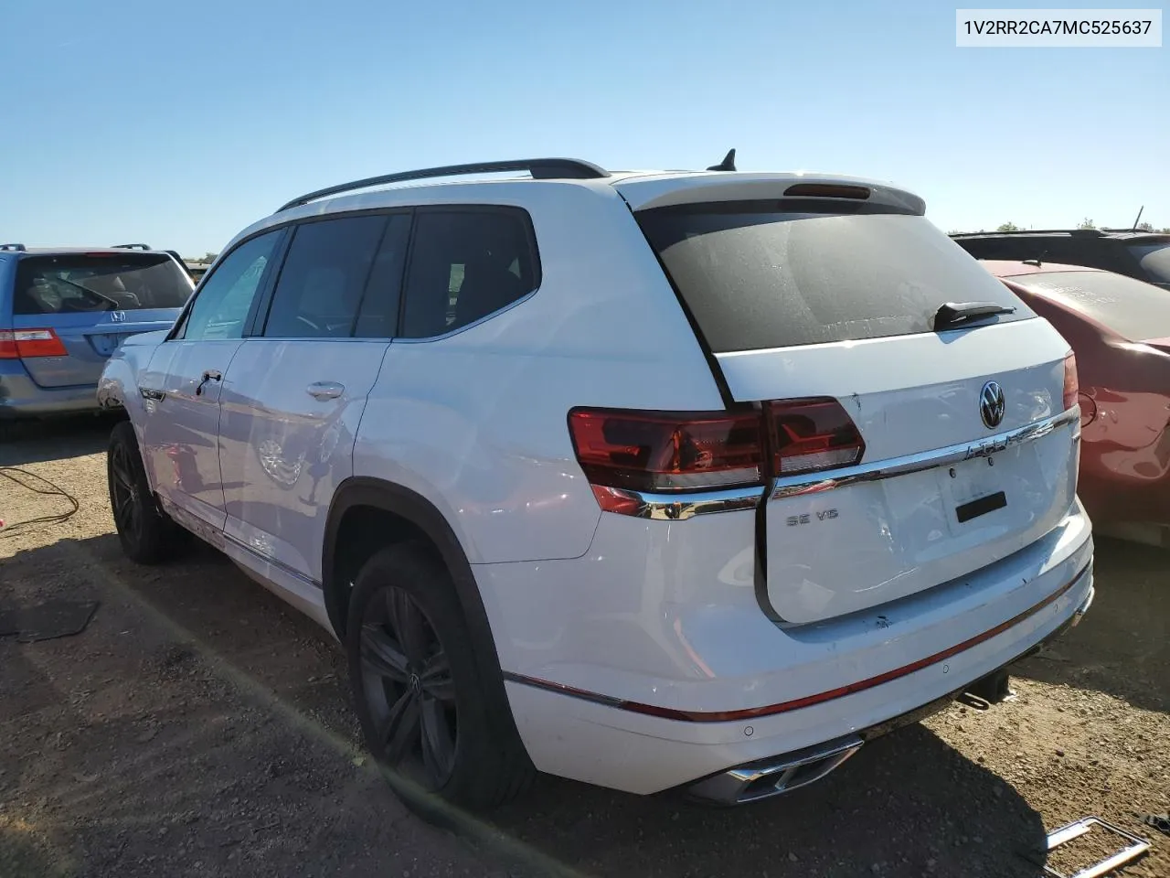 2021 Volkswagen Atlas Se VIN: 1V2RR2CA7MC525637 Lot: 76084294