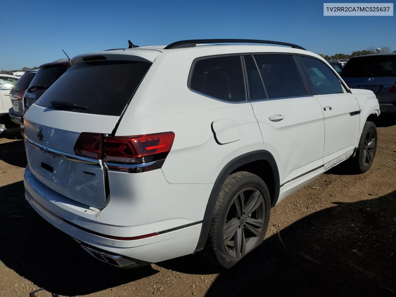 2021 Volkswagen Atlas Se VIN: 1V2RR2CA7MC525637 Lot: 76084294