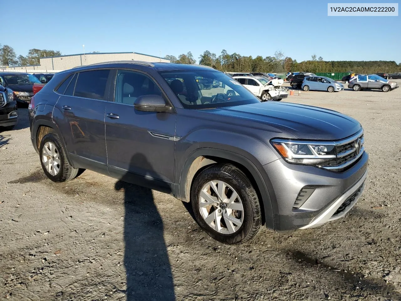 2021 Volkswagen Atlas Cross Sport S VIN: 1V2AC2CA0MC222200 Lot: 76410174