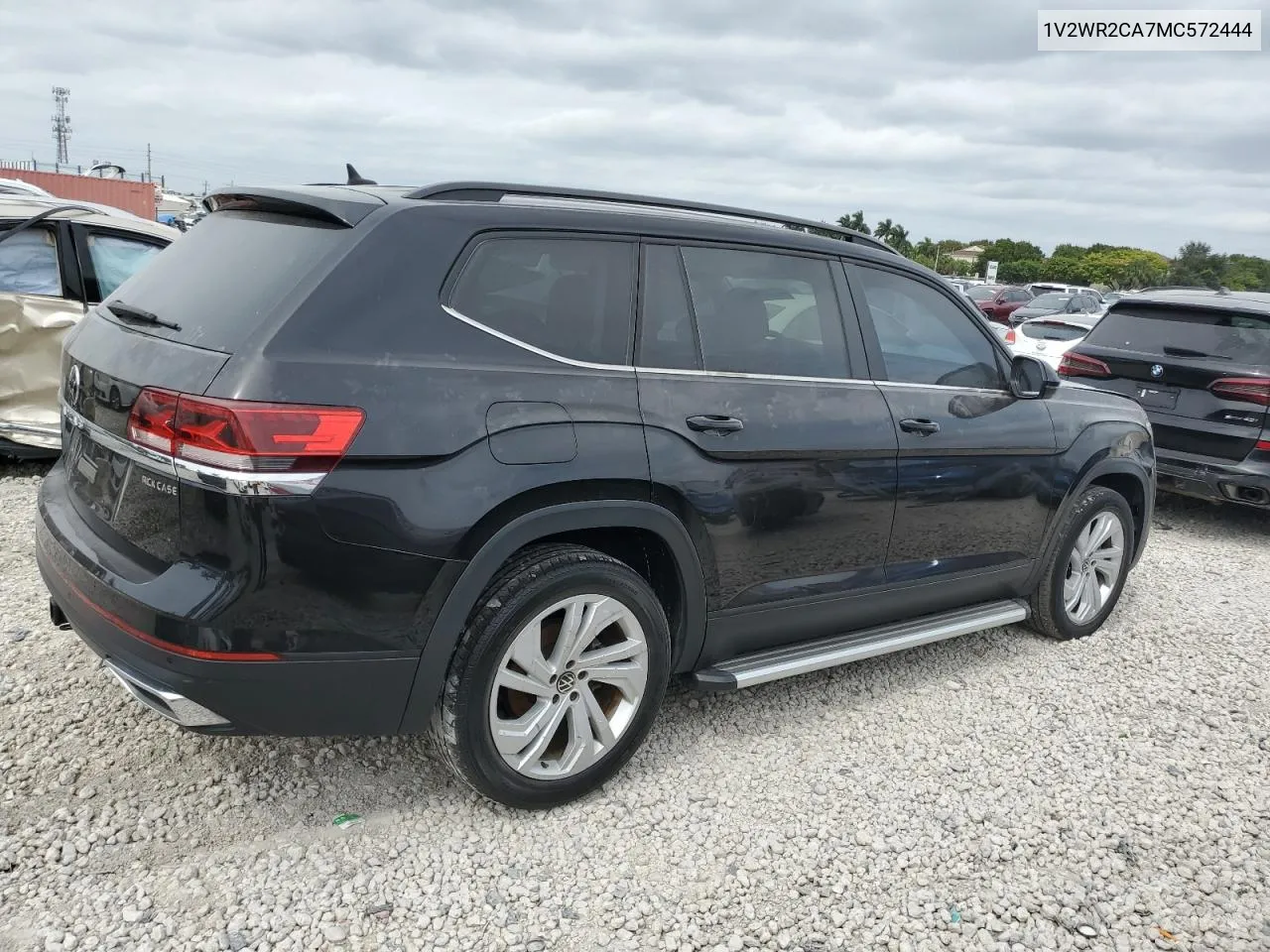 2021 Volkswagen Atlas Se VIN: 1V2WR2CA7MC572444 Lot: 76733184