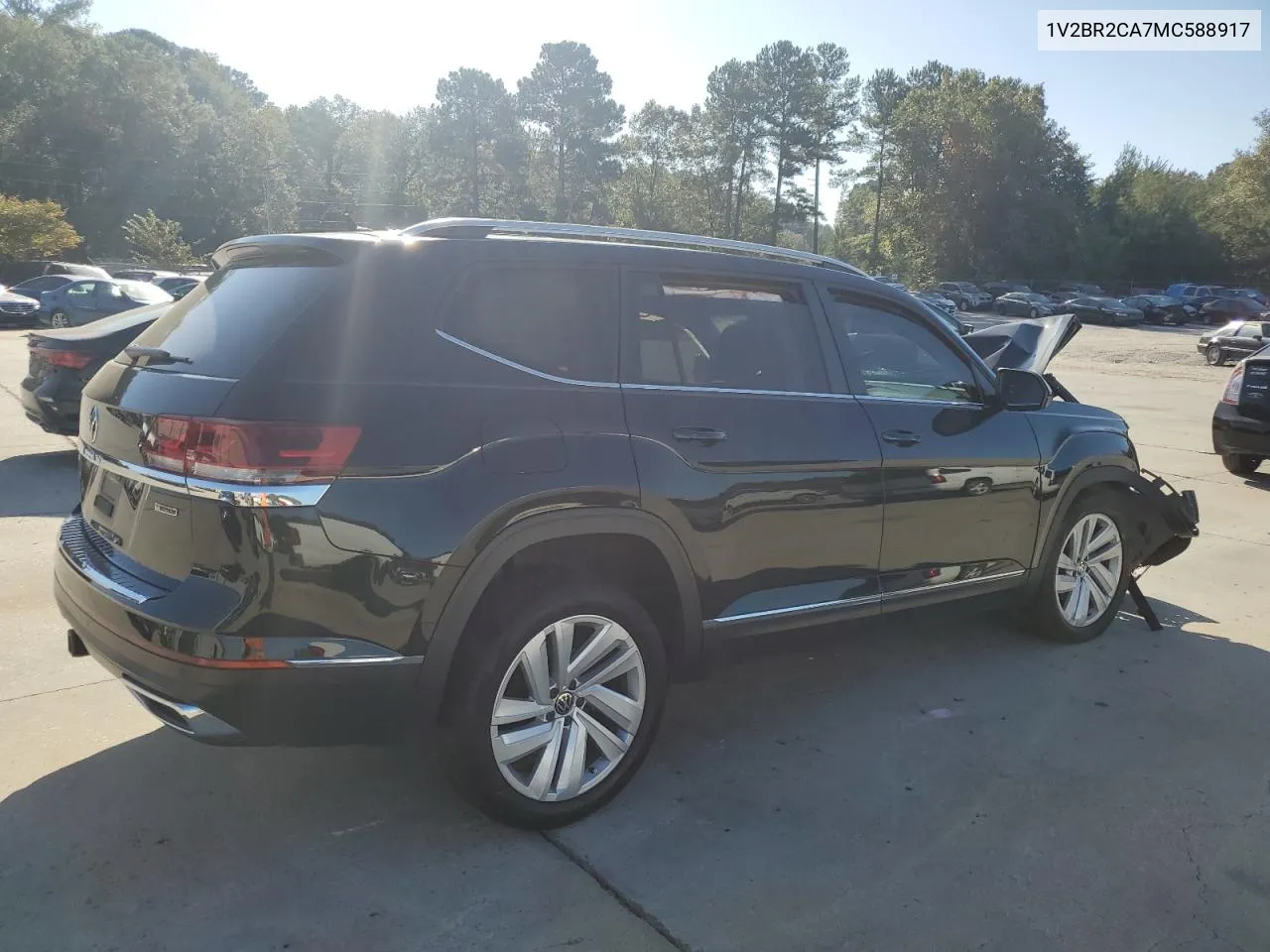 2021 Volkswagen Atlas Sel VIN: 1V2BR2CA7MC588917 Lot: 76990034