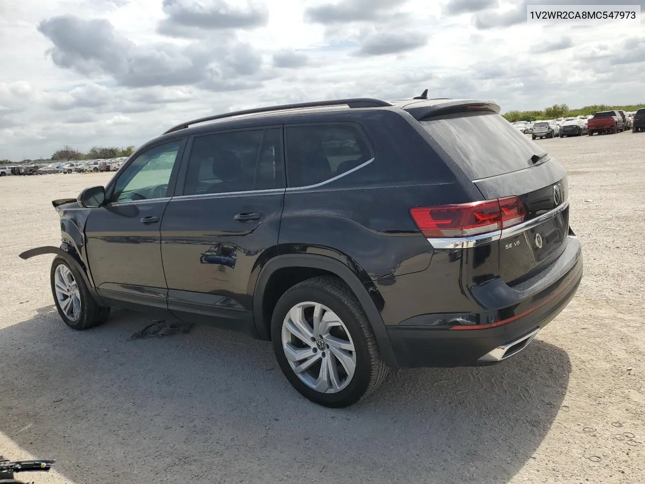 1V2WR2CA8MC547973 2021 Volkswagen Atlas Se