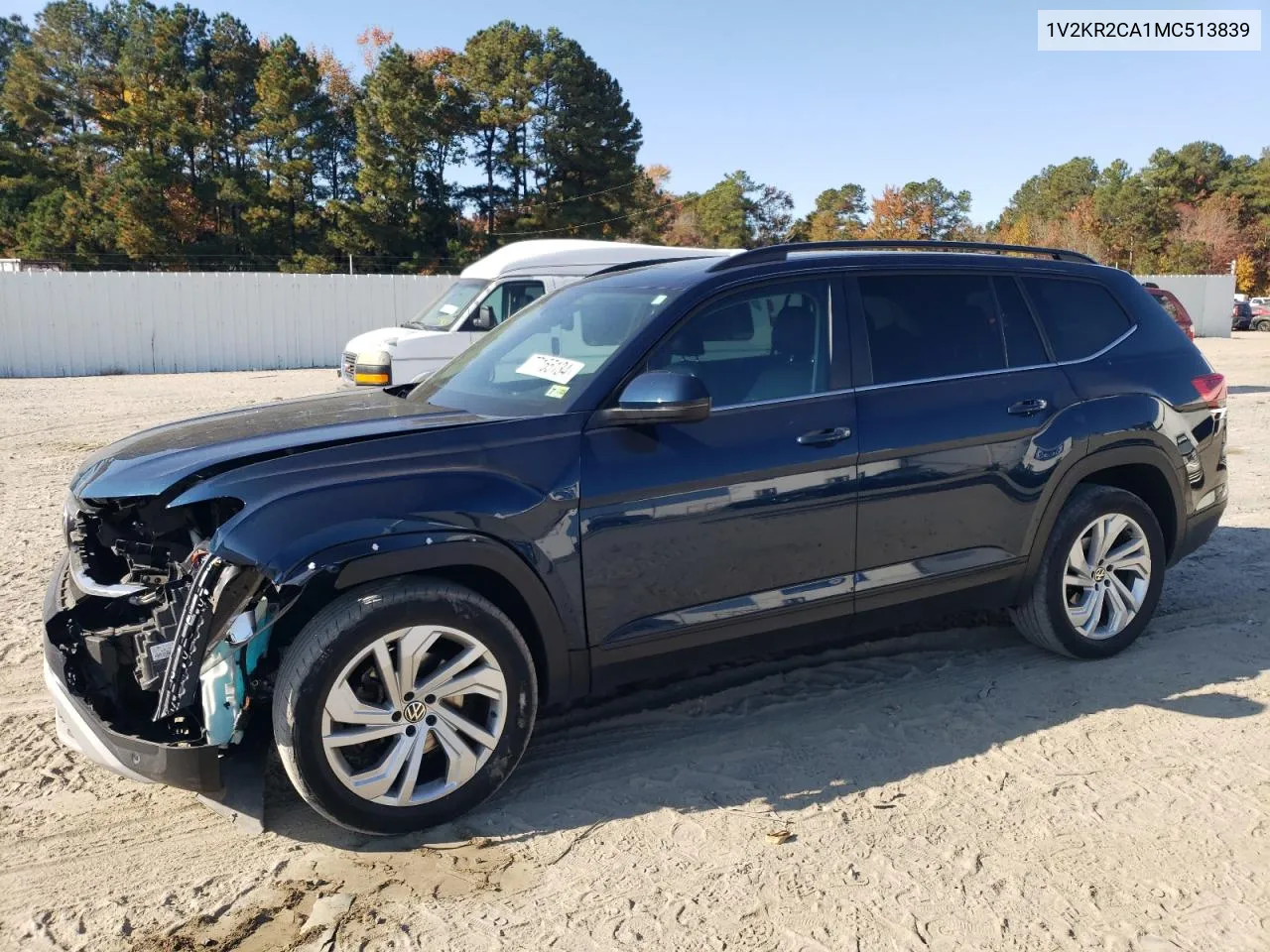 2021 Volkswagen Atlas Se VIN: 1V2KR2CA1MC513839 Lot: 77155134