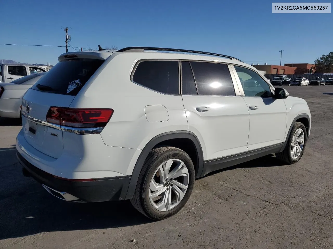 2021 Volkswagen Atlas Se VIN: 1V2KR2CA6MC569257 Lot: 77416194