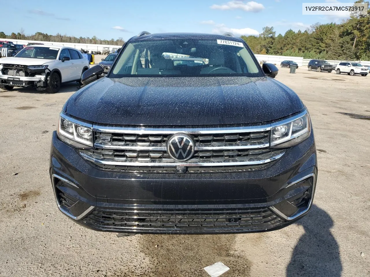 2021 Volkswagen Atlas Sel Premium R-Line VIN: 1V2FR2CA7MC573917 Lot: 77831124